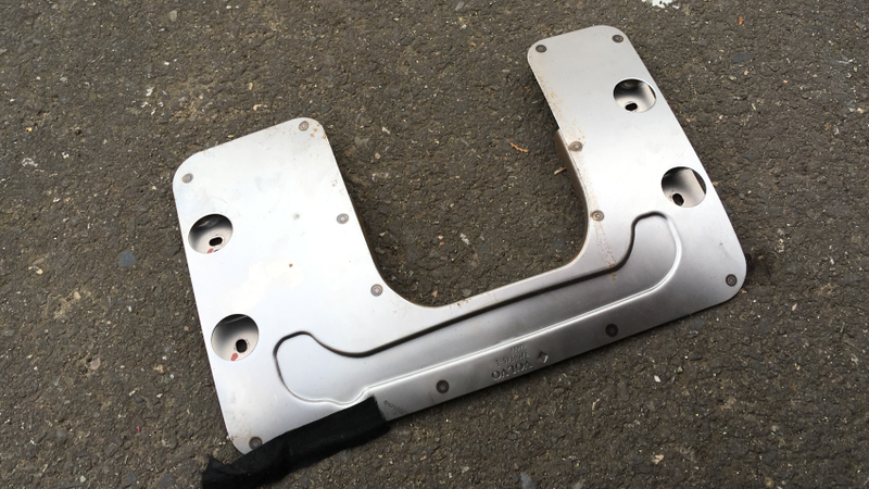 You can see one corner of this thing in the first photo of the steering column above (the wider shot).